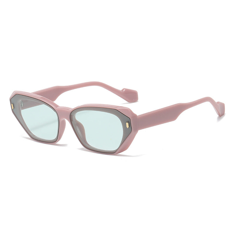 Venta al por mayor Gafas de sol ovaladas de marco pequeño para PC